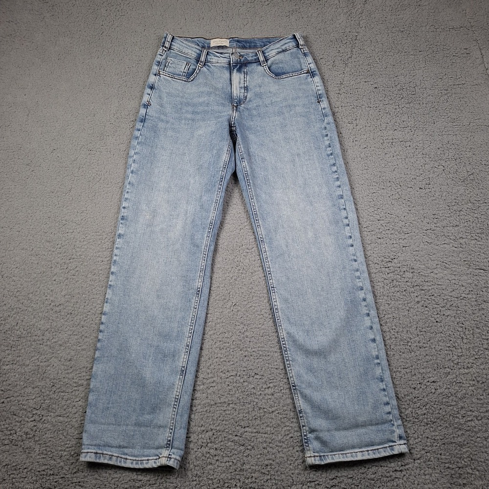 Anthropologie Pilcro Mid Rise Relaxed Jeans 29 Light Wash Preppy Casual